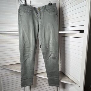 Democracy‎ Ab Technology Skinny Jeans Sage Green Size 6 Stretch Mid Rise EUC